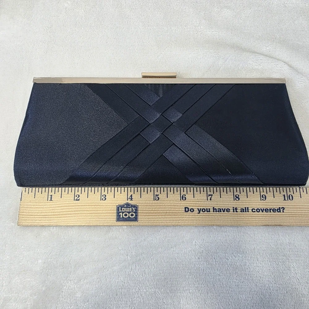 I.N.C. International Concepts Kelsie Clutch Navy/Gold‎